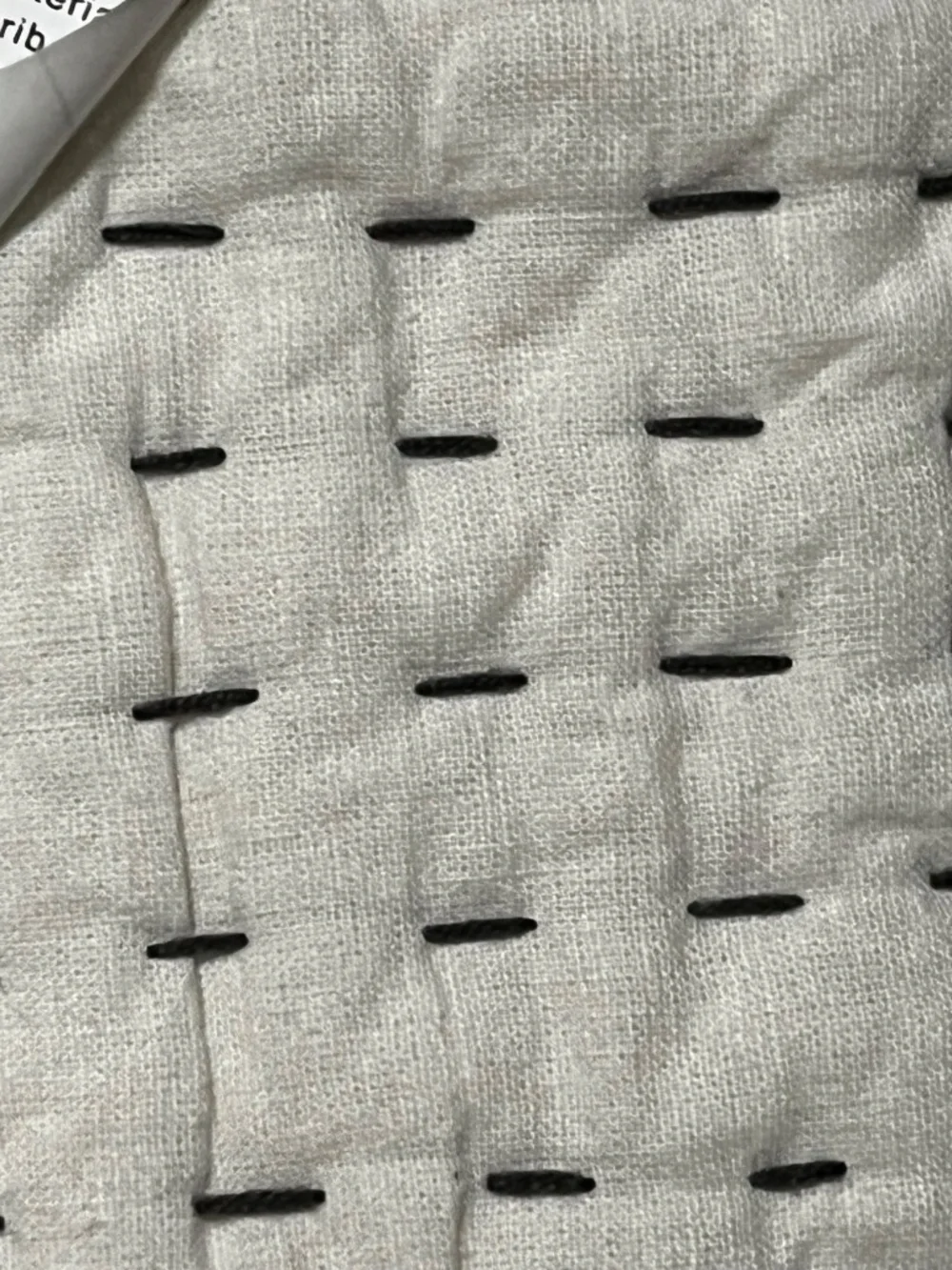 Pottery Barn Wheaton Pickstitch Shams.  Sz. Standard.  Set of 2